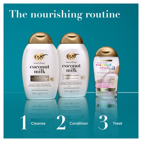 OGX Nourishing+ Coconut Milk pH Balanced Shampoo