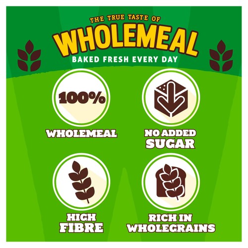 Warburtons Wholemeal Sliced Medium