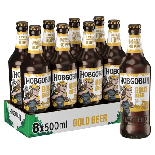 Hobgoblin Gold Ale Beer Bottle