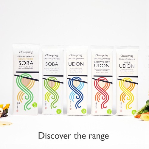 Clearspring Organic Japanese Wide Udon Noodles