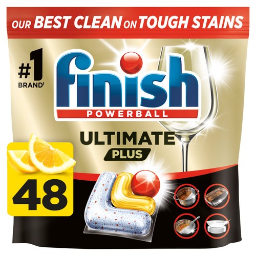 Finish Ultimate Plus All In One Lemon Dishwasher Tablets Lemon