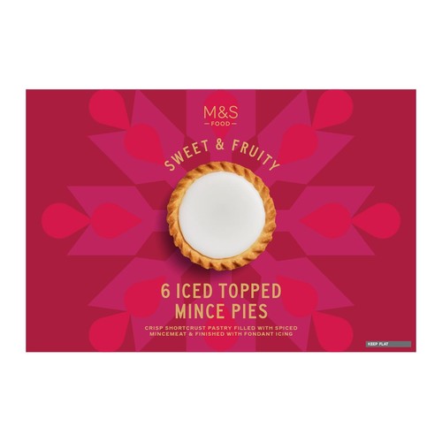 M&S Iced Topped Mince Pies