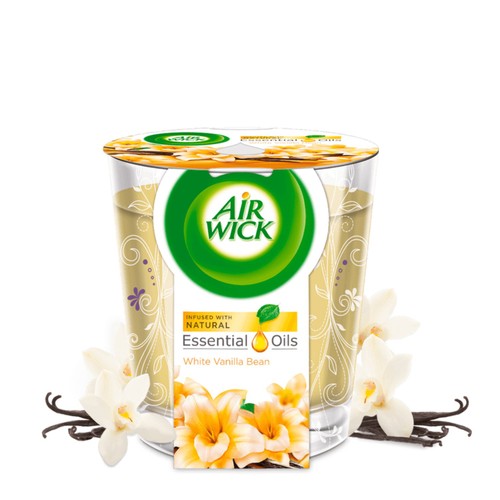 Airwick White Vanilla Bean Candle
