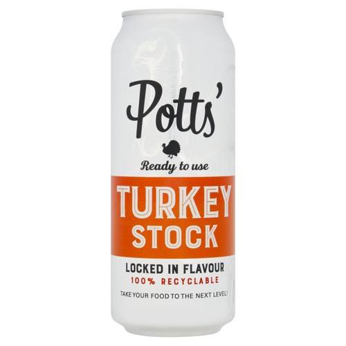 Potts Turkey Stock Can