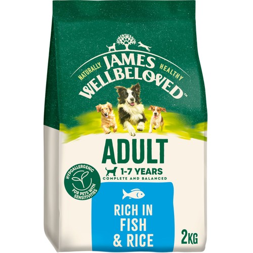 James Wellbeloved Adult Dry Dog Food Fish & Rice 2kg