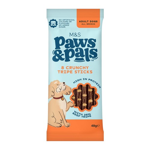 M&S Paws & Pals Tripe Stick Dog Treats