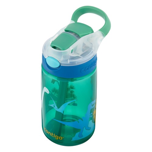 Contigo Gizmo Sip Kids Bottle 420ml Leakproof Straw Dinosaur