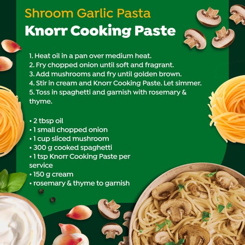 Knorr Roasted Garlic & Mushroom Cooking Paste