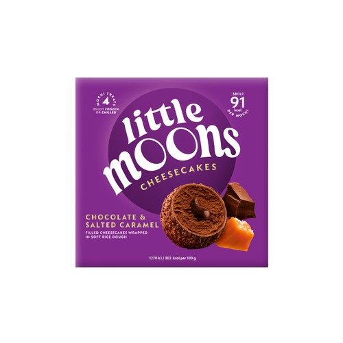 Little Moons Chocolate & Salted Caramel Mochi Cheesecakes