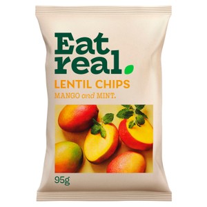 Eat Real Lentil Chips Mango & Mint Sharing