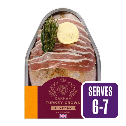 M&S British Oakham Turkey Crown with Chestnuts, Pancetta, Orange & Thyme
