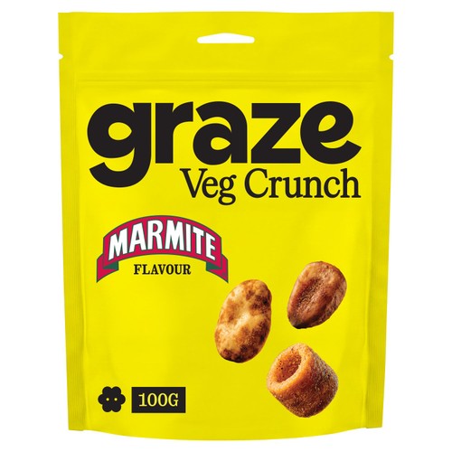 Graze Marmite Crunch Sharing Bag Snack