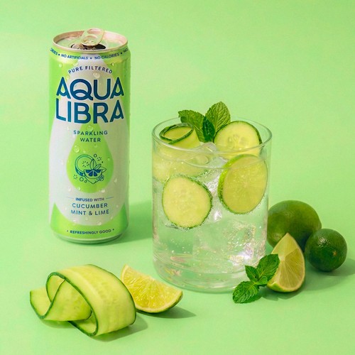 Aqua Libra Cucumber, Mint & Lime Infused Sparkling Water