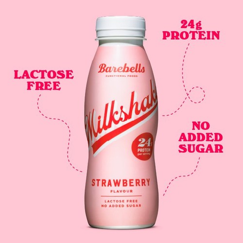 Barebells Protein Milkshakes Strawberry
