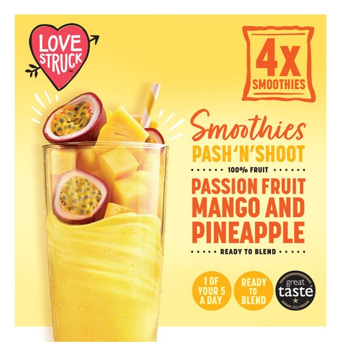 Love Struck Passion Fruit, Pineapple & Mango Smoothie Mix 