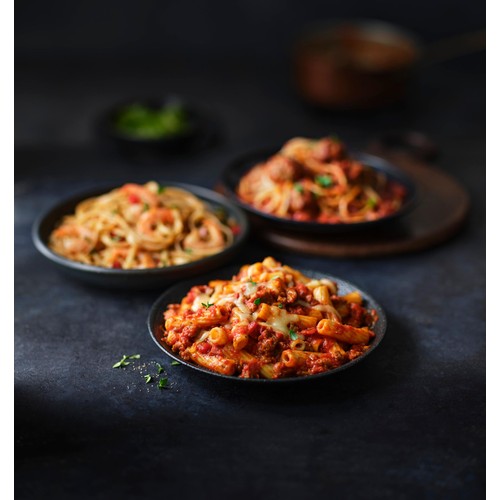 M&S Spicy Meat Feast Pasta Serves 1