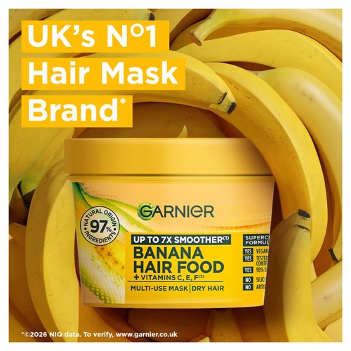 Garnier Ultimate Blends Hair Food Banana 3-in-1 Hair Mask Treatment
