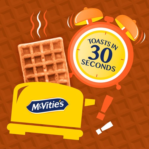 McVitie's Toasting Waffles Chocolate Flavour Multipack