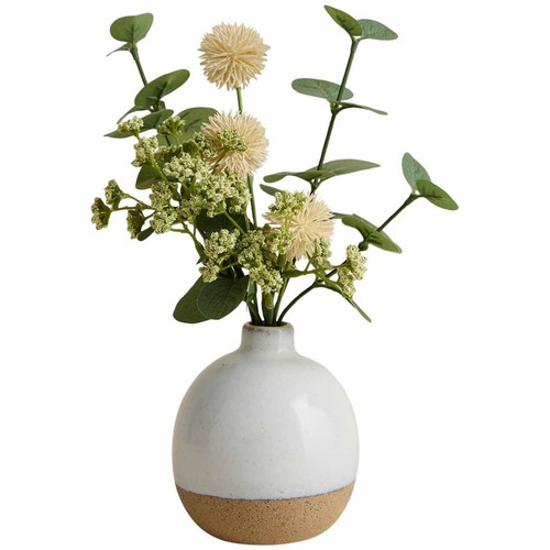 M&S Artificial Dried Arrangement in Ceramic Pot, Green