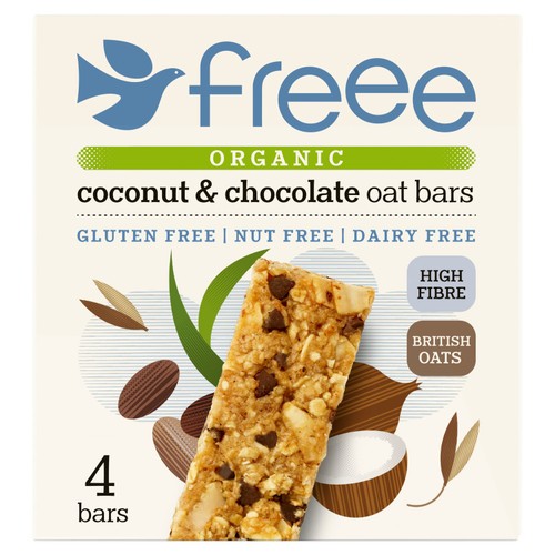 Freee Gluten Free Organic Coconut & Chocolate Flapjack Oat Bar
