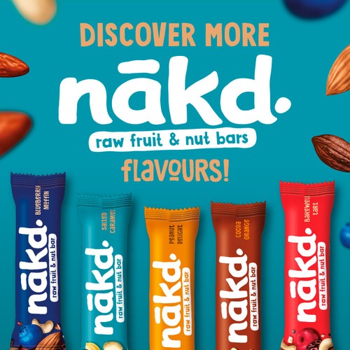 nakd. Salted Caramel Fruit & Nut Bars Multipack