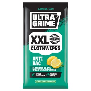UltraGrime Anti-Bac XXL Clothwipes