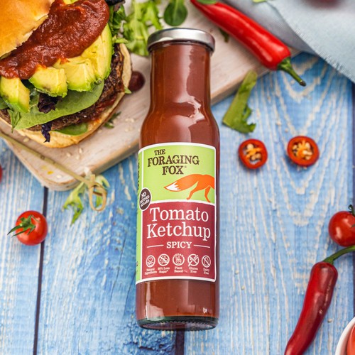 The Foraging Fox Spicy Tomato Ketchup