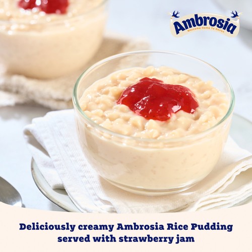 Ambrosia Rice Pudding Dessert Snack Pots
