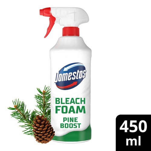 Domestos Bleach Foam Toilet and Bathroom Pine Fresh