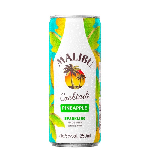 Malibu Pineapple & Coconut Cocktail Cans