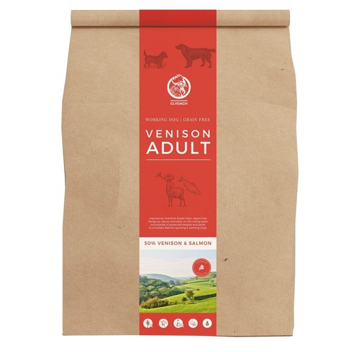 Clydach Farm Grain Free Venison Dry Dog Food