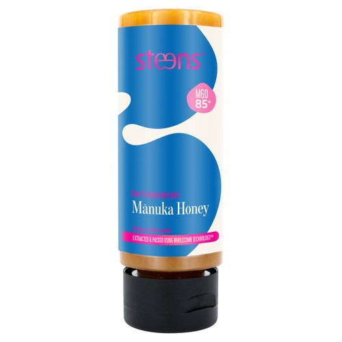 Steens MGO 85 Raw Multi Manuka Honey Squeezy