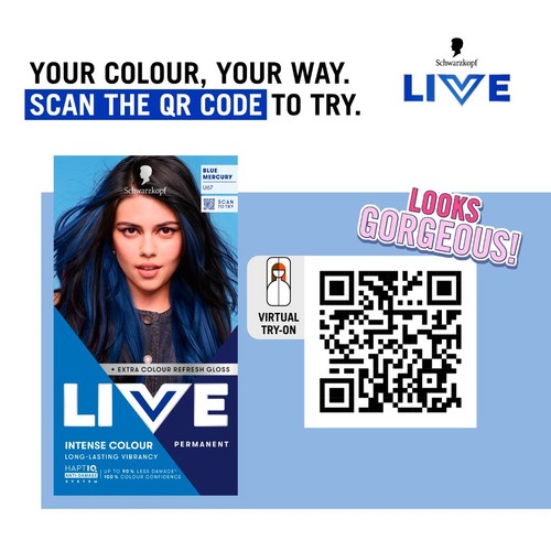 LIVE Intense Colour U67 Blue Mercury