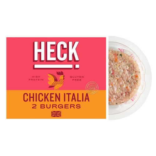 HECK! Chicken Italia Gluten Free 2 Burgers