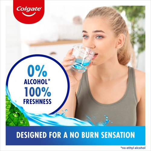 Colgate Plax Cool Mint Mouthwash Alcohol Free 100ml