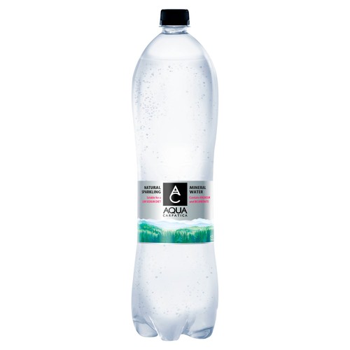 AQUA Carpatica Naturally Sparkling Mineral Water Low Sodium & Nitrates