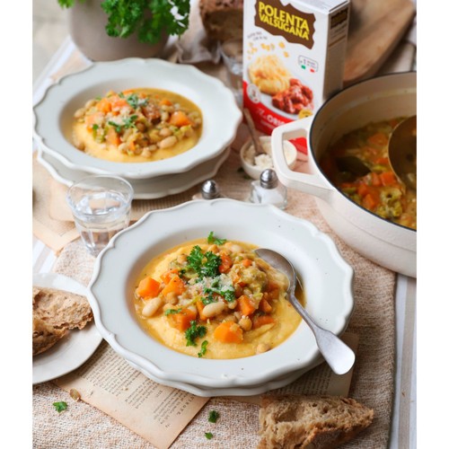 Polenta Valsugana Instant Polenta (Corn Meal)