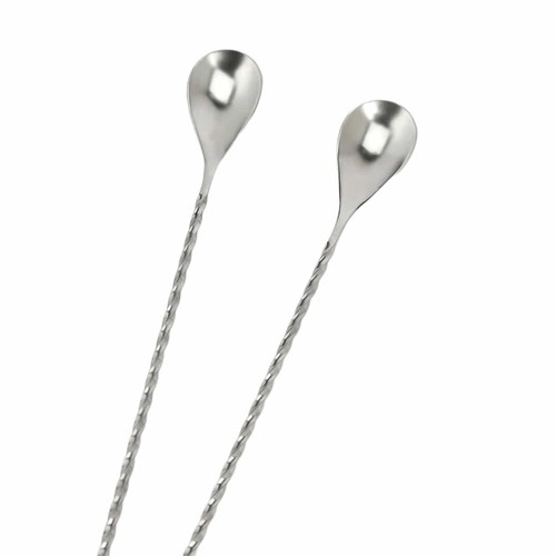M&S Stainless Steel Latte Spoons, Silver