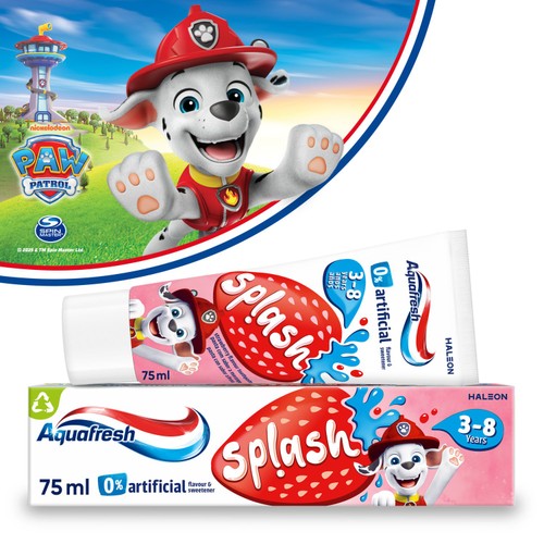 Aquafresh Kids Paw Patrol Splash Toothpaste 3-8 years 75ml
