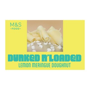 Dunked & Loaded Lemon Meringue Doughnut