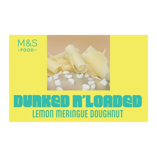M&S Dunked & Loaded Lemon Meringue Doughnut