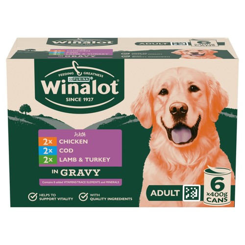 Winalot Cod in Gravy Wet Dog Food