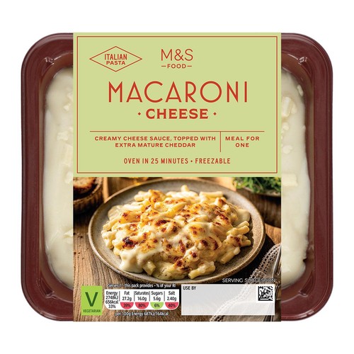 M&S Macaroni Cheese Serves 1