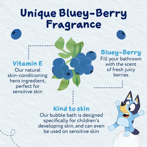 Childs Farm Bluey Bubble Bath Bluey-Berry