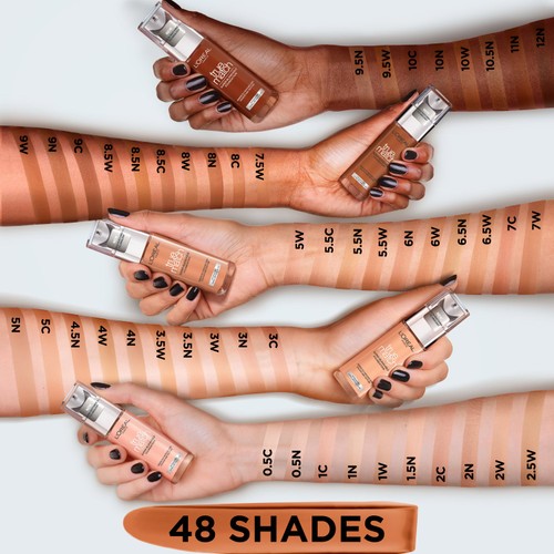 L'Oreal Paris True Match Liquid Foundation 8.5C Pecan