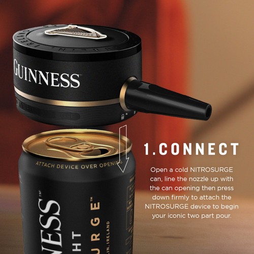 Guinness Nitrosurge Beer Device (Nitrosurge Cans Sold Separately)