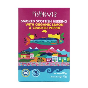 Fish4Ever Smoked Scottish Herring with Organic Lemon and Cracked Pepper
