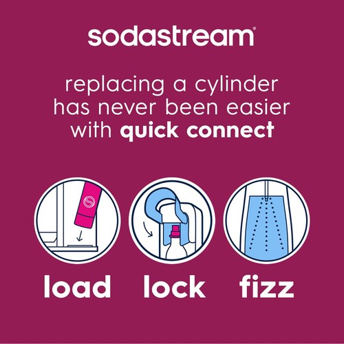 SodaStream Quick Connect System Spare CO2 Gas Cylinder