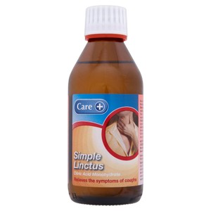 Care Adult Linctus for Coughs Sugar Free Oral Solution