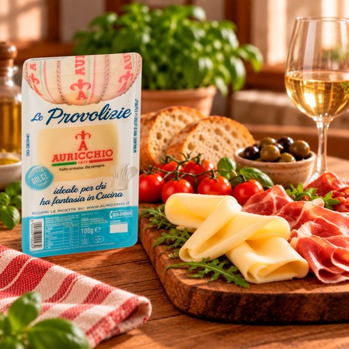 Auricchio Mild Provolone Thin Cheese Slices 